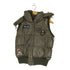 Split y2k fur down vest 平成 レディース JPN:M