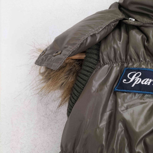 Split y2k fur down vest 平成 レディース JPN:M