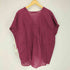 パドカレ pas de calais Vネックシアーブラウス レディース 36