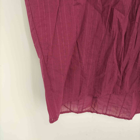 パドカレ pas de calais Vネックシアーブラウス レディース 36