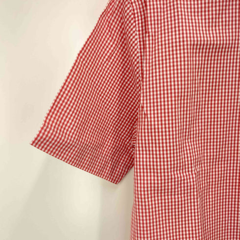 フレッドペリー FRED PERRY ロゴ刺繍 ギンガムチェック ボタンダウン S/S シャツ メンズ import:M