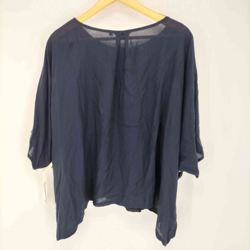 パドカレ pas de calais キュプラレーヨンカットジャカード ブラウス レディース 36