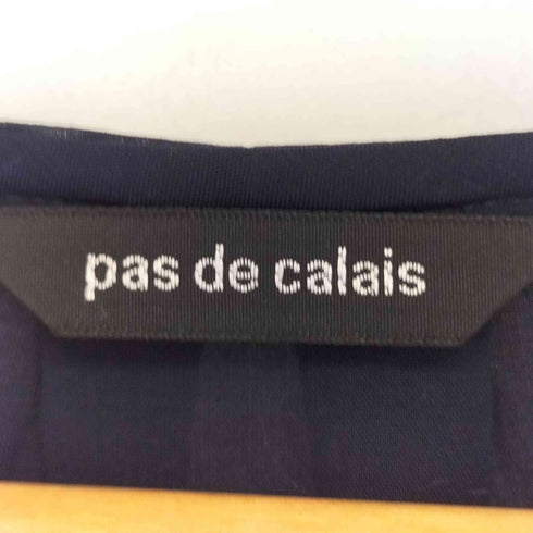 パドカレ pas de calais キュプラレーヨンカットジャカード ブラウス レディース 36