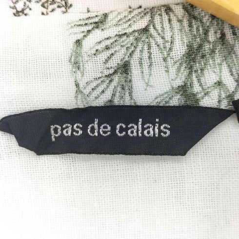 パドカレ pas de calais Wild Flowers Print 長袖プリントブラウス レディース 36