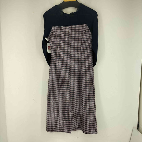 トッコクローゼット tocco closet シアーツイードドッキングワンピース レディース JPN:M