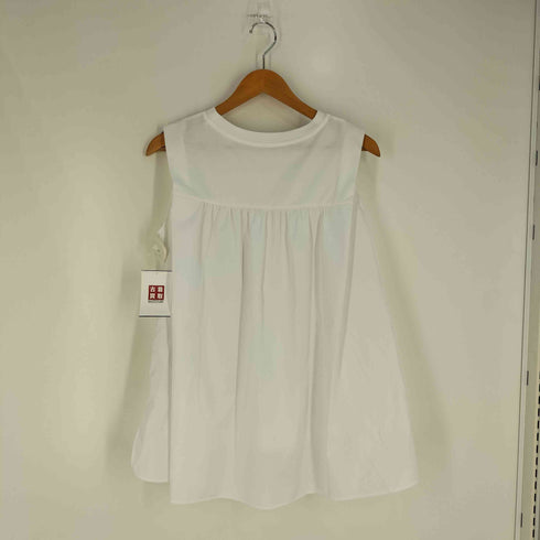 プラステ PLST ファブリックコンビギャザーノースリーブTシャツ レディース JPN:M