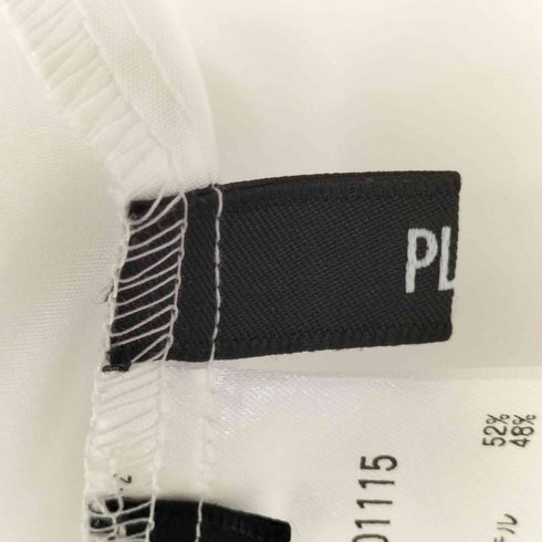 プラステ PLST ファブリックコンビギャザーノースリーブTシャツ レディース JPN:M