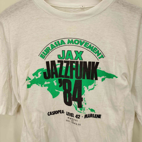 80S グラフィック プリント S/S クルーネック Tシャツ シングルステッチ メンズ JPN:L
