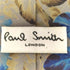 ポールスミスロンドン Paul Smith LONDON フェザー柄 シルクネクタイ メンズ