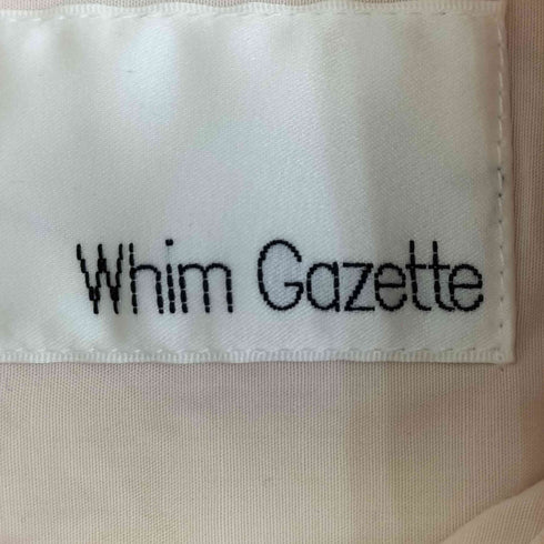 ウィムガゼット Whim Gazette ウォッシュクロップドシャツ レディース FREE