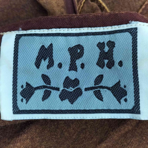M.P.H. インド製 レーヨン 刺繍 キャミソールワンピース レディース import:L