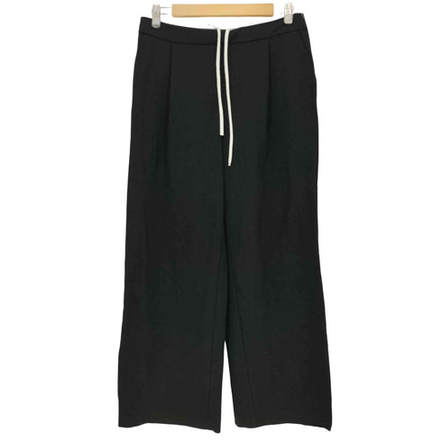 ザラ ZARA WIDE-LEGパンツ ダブルウエストバンド レディース M