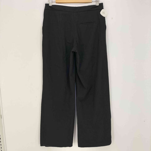ザラ ZARA WIDE-LEGパンツ ダブルウエストバンド レディース M
