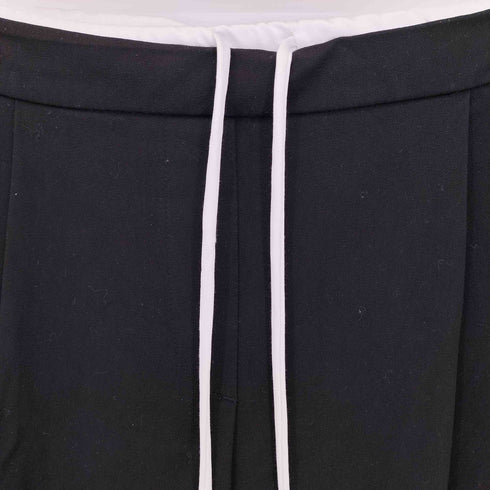 ザラ ZARA WIDE-LEGパンツ ダブルウエストバンド レディース M