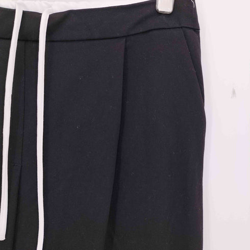 ザラ ZARA WIDE-LEGパンツ ダブルウエストバンド レディース M