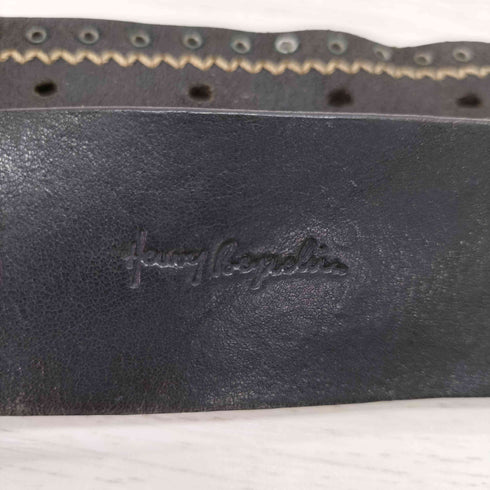 - HENRY BEGUELIN スタッズデザインベルト メンズ 85