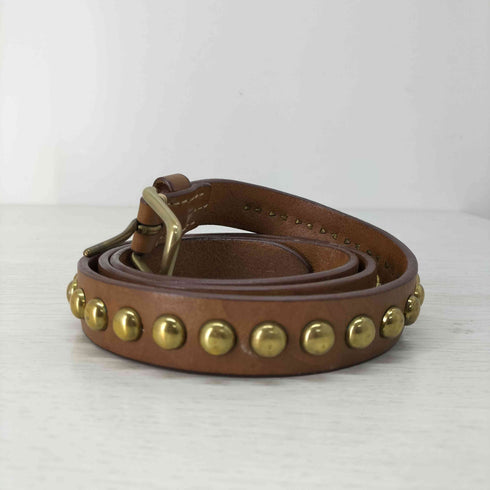 ジェイアンドエムデヴィッドソン J&M Davidson イタリア製 スタッズデザインベルト メンズ  32/80