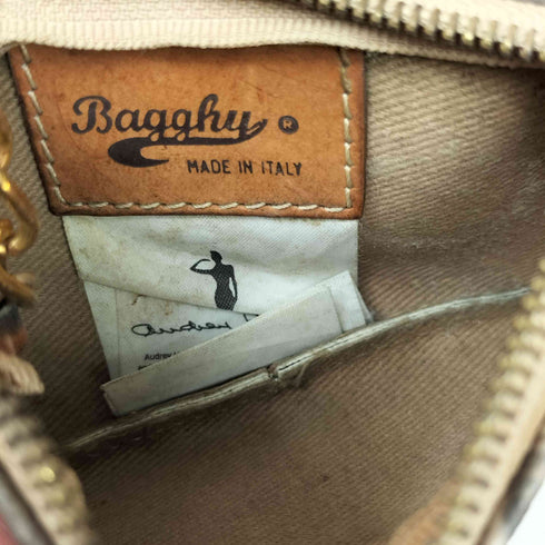 Bagghy イタリア製 総柄 フォト プリント アクセサリー ポーチ レディース
