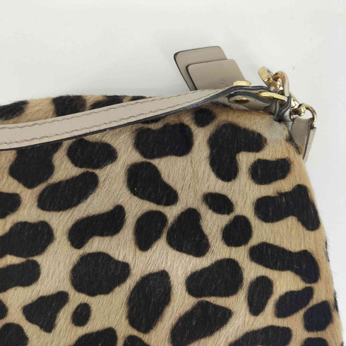 ジャンニキャリーニ GIANNI CHIARINI レオパード柄ショルダーバッグ レディース