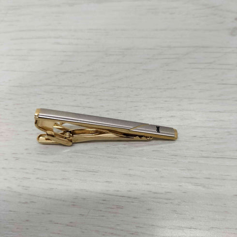 イヴサンローラン Yves Saint Laurent ロゴ刻印 ネクタイピン タイピン メンズ