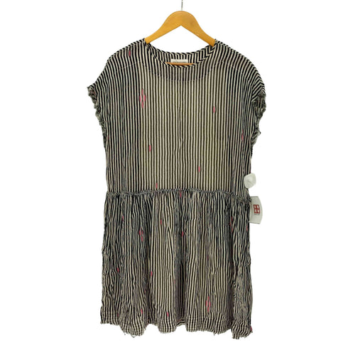 イザベルマランエトワール ISABEL MARANT ETOILE インド製 ストライプ ノースリーブ ミニワンピース レディース