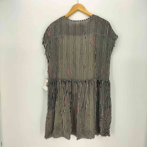 イザベルマランエトワール ISABEL MARANT ETOILE インド製 ストライプ ノースリーブ ミニワンピース レディース