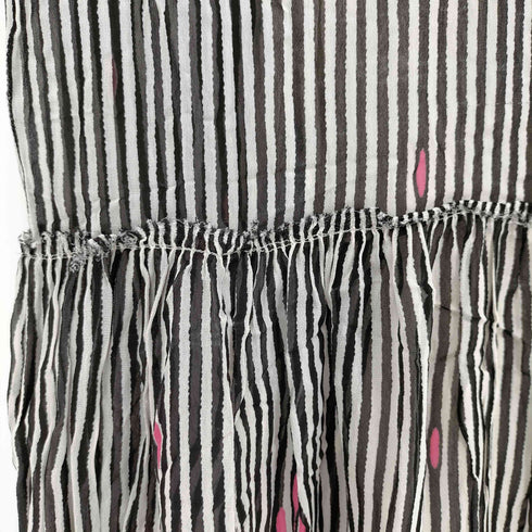 イザベルマランエトワール ISABEL MARANT ETOILE インド製 ストライプ ノースリーブ ミニワンピース レディース