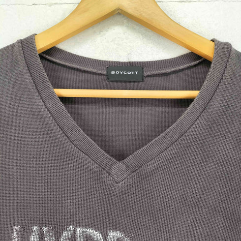 ボイコット BOYCOTT HYPE UP VネックTシャツ メンズ JPN:2