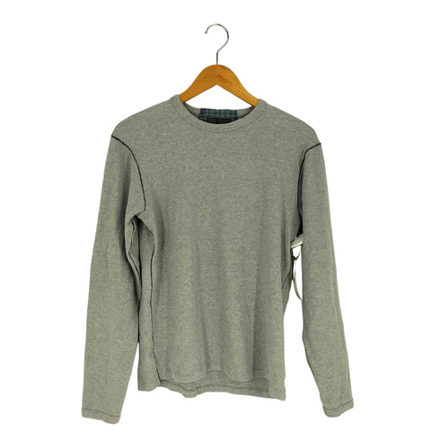 ギャップ Gap 00s OLD GAP オールドギャップ チェックワッペン ステッチデザイン クルーネック Tシャツ メンズ import:S