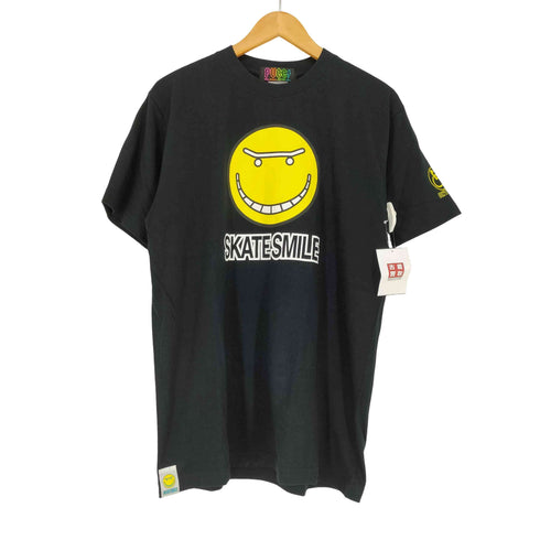 SKATESMILE 両面プリントクルーネックTシャツ メンズ JPN:L