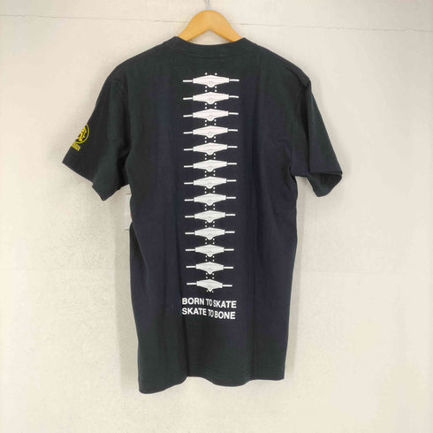 SKATESMILE 両面プリントクルーネックTシャツ メンズ JPN:L