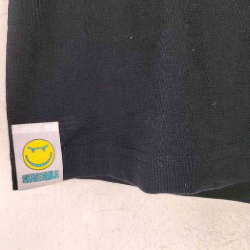 SKATESMILE 両面プリントクルーネックTシャツ メンズ JPN:L