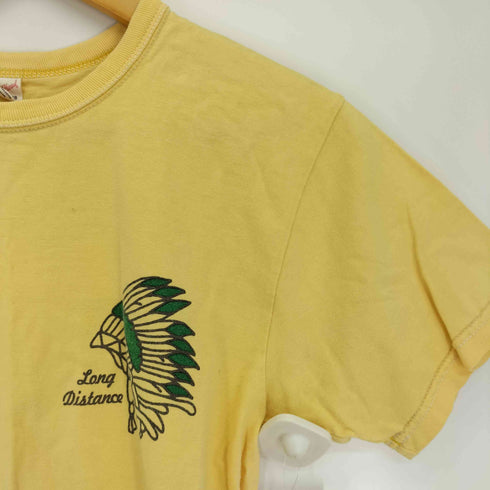 ザフラットヘッド the flat head インディアン両面プリント S/S Tシャツ レディース JPN:38