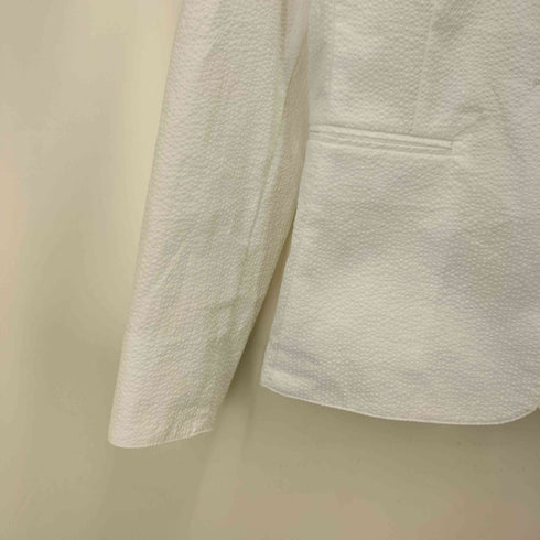 ノーリーズ NOLLEY’S 23SS ウォッシャブルサッカーテーラージャケット レディース JPN:36