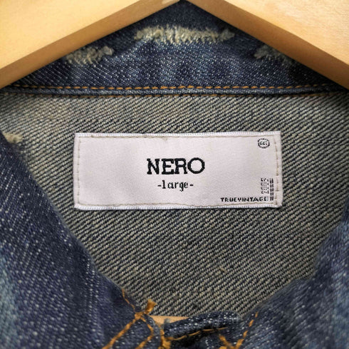 ダメージデニムジャケット メンズ JPN:L