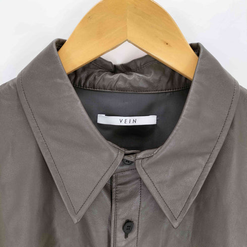 ヴェイン VEIN SYNTHETIC LEATHER L/S SHIRT メンズ 3