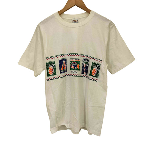 クレイジーシャツ CRAZY SHIRTS USA製 グラフィック プリント S/S クルーネック Tシャツ レディース import:S