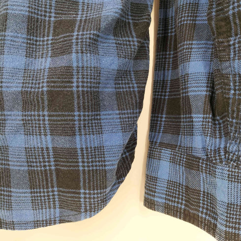 テンダーロイン TENDERLOIN T-PRINT FLANNEL CHECK SHT ロゴ チェーン刺繍 プリントチェック フランネルシャツ メンズ import:S