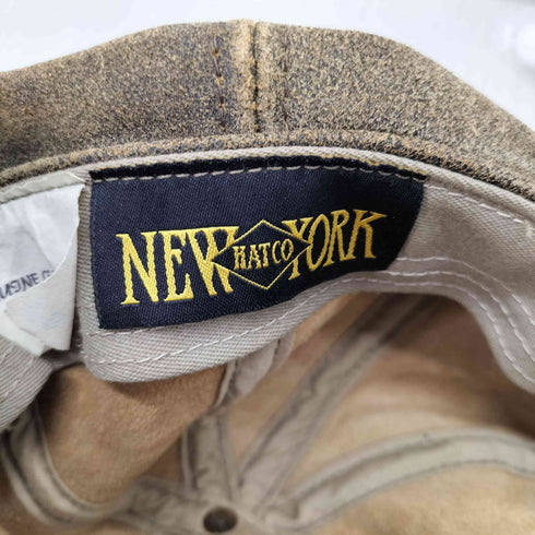 ニューヨークハット NEWYORK HAT&CAP CO. 90s MADE IN USA レザー キャスケット メンズ L