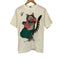 クレイジーシャツ CRAZY SHIRTS 90S USA製 クリバンキャット プリント S/S クルーネック Tシャツ シングルステッチ レディース import:S