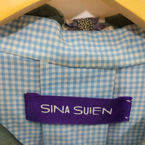 SINA SUIEN ドッキングチャイナブラウス レディース