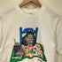 クレイジーシャツ CRAZY SHIRTS 90S USA製 クリバンキャット プリント S/S クルーネック Tシャツ シングルステッチ レディース import:S