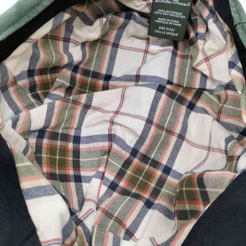 エディーバウアー Eddie Bauer 00S 緑タグ コットン ハンチングキャップ メンズ ONE SIZE