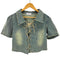 LA POMME petit ロープデニムシャツ レディース import:S
