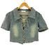 LA POMME petit ロープデニムシャツ レディース import:S