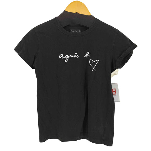 アニエスベー agnes b. ロゴプリント クルーネックTシャツ レディース 1