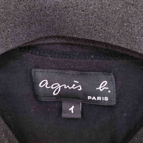 アニエスベー agnes b. ロゴプリント クルーネックTシャツ レディース 1