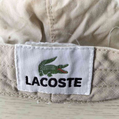 ラコステ LACOSTE リップストップ ワークキャップ レディース