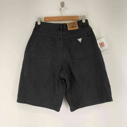 ゲスジーンズ GUESS JEANS 90S MADE IN USA ブラックデニムショーツ メンズ 32