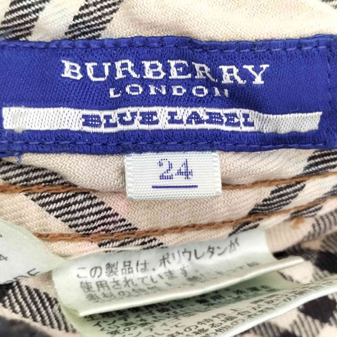 バーバリーブルーレーベル BURBERRY BLUE LABEL セミフレアデニムパンツ レディース 24